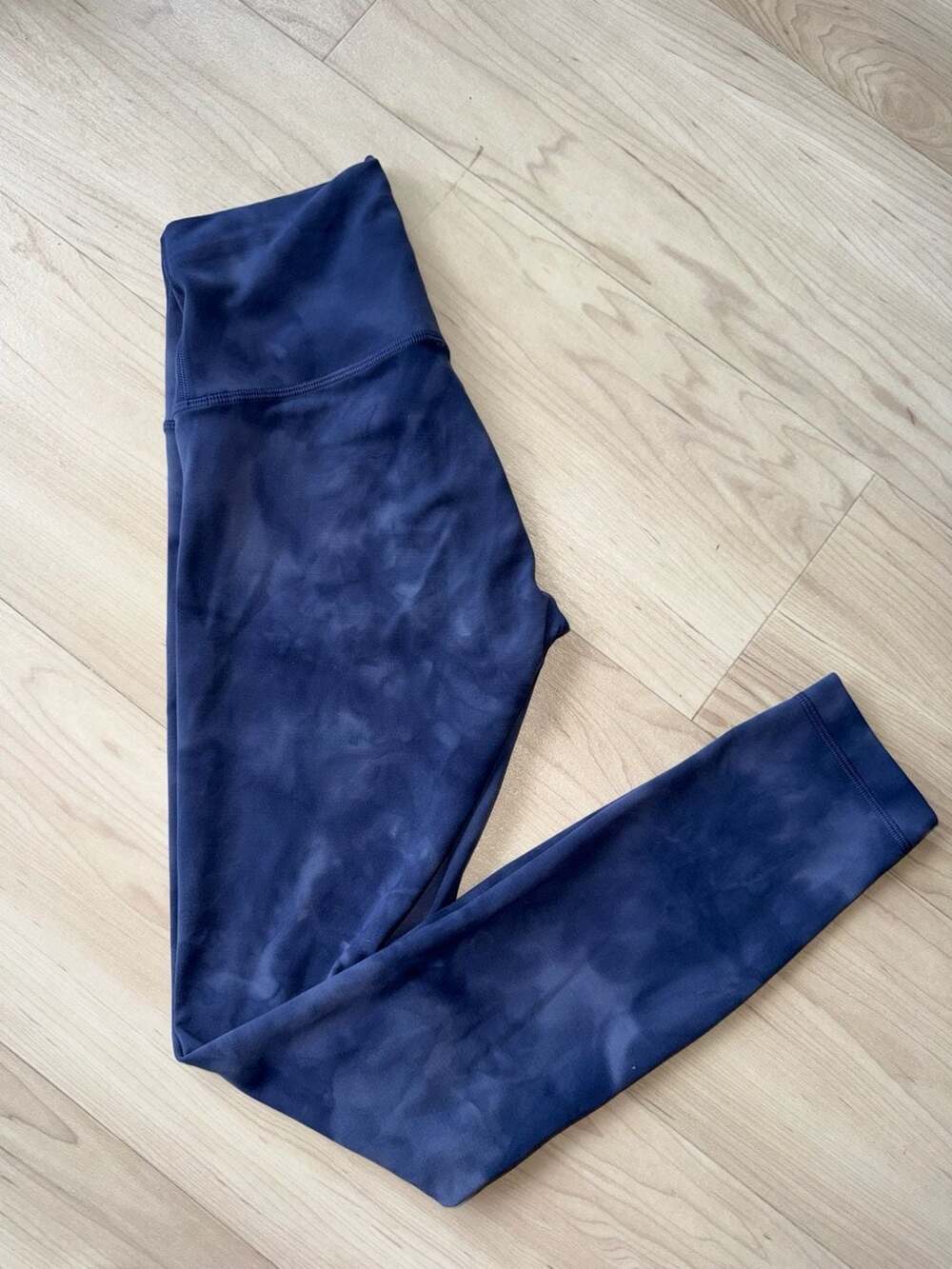 Lululemon Wunder Train High-Rise Tight 25" *Diamond Dye Shade Naval Blue Size 4